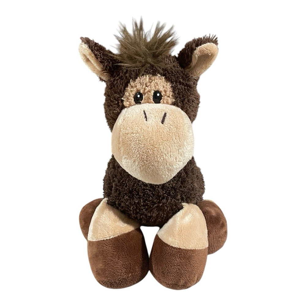 Kids Globe Floppy Horse Plush Brown Beige 20th Anniversary Edition Toy 12” READ